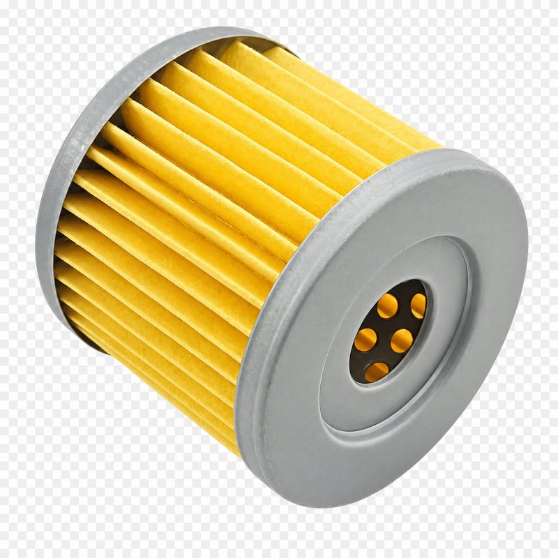Yellow pleated HVAC air filter with metal end caps